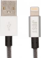 Кабель JUST Lightning – USB 0.20 м (LGTNG-SLCN-SLVR)