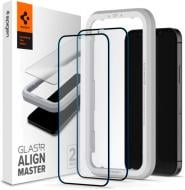 Захисне скло Spigen для для Apple iPhone 12 Pro Max Glas tR ALM FC(2Pack) Black/Clear (AGL01792)