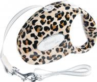 Поводок-рулетка Flexi Fashion Ladies Leopard M до 25 кг 5 м