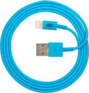 Кабель JUST Lightning – USB 1 м голубой (LGTNG-SMP10-BLUE)