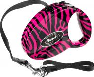 Поводок-рулетка Flexi Fashion Ladies Zebra M до 25 кг 5 м