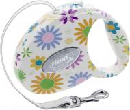 Поводок-рулетка Flexi Fashion Ladies Flowers М до 25 кг 5 м