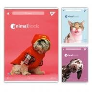 Тетрадь для записей YES А4 48 лист. клетка Animalbook 682002