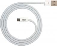 Кабель JUST USB – microUSB 1 м (MCR-SMP10-WHT)