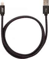 Кабель JUST Lightning – USB 1 м черный (LGTNG-UNQ-BLCK)