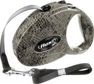 Поводок-рулетка Flexi Fashion Gentlemen Snake M до 25 кг 5 м
