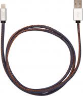 Кабель JUST Lightning – USB 1 м темно-синий (LGTNG-UNQ-JEAN)