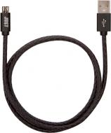 Кабель JUST USB – microUSB 1 м (MCR-UNQ-BLCK)