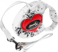 Поводок-рулетка Flexi Fashion Heart S до 12 кг 3 м