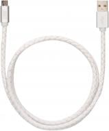 Кабель JUST USB – microUSB 1 м (MCR-UNQ-WHT)