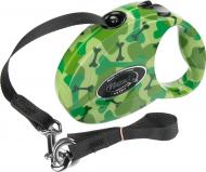 Поводок-рулетка Flexi Fashion Camouflage М до 25 кг 5 м