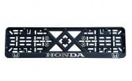 Рамка под номерной знак Poputchik Honda 2 шт. (24-005)