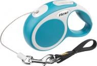 Поводок-рулетка Flexi Vario XS бирюзовый с серым до 8 кг 3 м