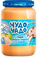 Пюре Чудо-Чадо Яблоко-персик с творогом 170 г
