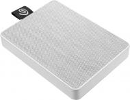 SSD-накопитель Seagate One Touch white 500GB Portable USB 3.0 (STJE500402)