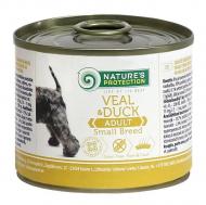 Консерва для всех пород Nature's Protection Adult Small Breed Veal&Duck 200 г (телятина, утка) 200 г