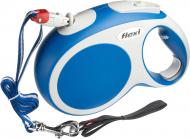 Поводок-рулетка Flexi Vario M синий с серыми вставками до 20 кг 8 м