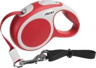 Поводок-рулетка Flexi Vario XS красный с серыми вставками до 12 кг 3 м