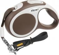 Поводок-рулетка Flexi Vario XS коричневый с серыми вставками до 12 кг 3 м