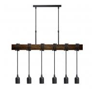 Светильник подвесной TK Lighting Rеdziny 6xE27 черный