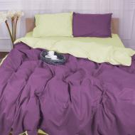 Наволочка бязь Batista (12-0525+16-3310) 70x70 см салатовый/фиолетовый MirSon