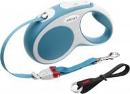 Поводок-рулетка Flexi Vario S бирюзовый с серыми вставками до 15 кг 5 м
