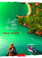 Зошит для записів YES А4 96 арк. клітинка Many worlds 681942