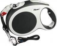 Повідець-рулетка Flexi Vario L чорний із сірими вставками до 60 кг 5 м