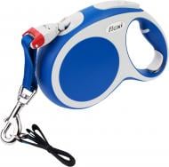 Повідець-рулетка Flexi Vario L синій із сірими вставками до 60 кг 5 м