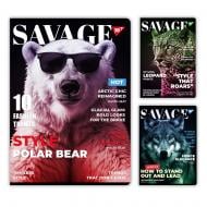 Тетрадь для записей YES А4 96 лист. клетка Savage 682009