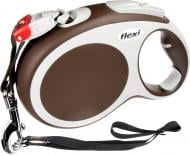 Поводок-рулетка Flexi Vario L коричневый с серыми вставками до 50 кг 8 м