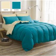 Наволочка бязь Camillo (12-0712+17-4735) 40x60 см бежевый/синий MirSon