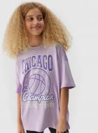 Футболка 4F 4FJRAW23TTSHF1449-52S р.158 фиолетовый