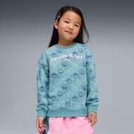 Свитшот Puma PUMA X GABBY'S DOLLHOUSE Relaxed AOP Crew TR 63493346 р.110 зеленый