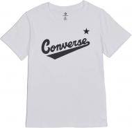 Футболка Converse Center Front Nova Classic Tee 10021940-A01 р.M белый