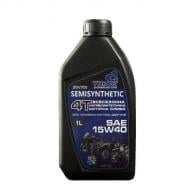Масло Virok для четырехтактных двигателей полусинтетическая 4T SAE 15W-40 1 л