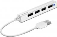 Концентратор Speedlink Snappy Slim USB Hub 4-Port USB 2.0 White