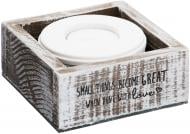 Свеча GREAT LOVE в деревянной коробке Boyds Collection