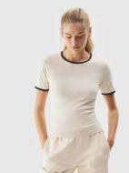 Футболка 4F AW2324 4FRAW23TTSHF1336-12S р.M бежевый