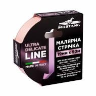 Стрічка малярна Mustang ULTRA DELICATE LINE розовая 19 мм x 50 м