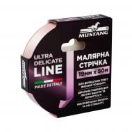 Стрічка малярна Mustang ULTRA DELICATE LINE розовая 19 мм x 50 м