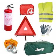 Набор автомобилиста JEEP внедорожник Poputchik 01-118-П зеленый