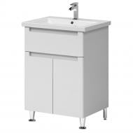 Тумба на ножках Акваріус Verona белая с умывальником Комо 60