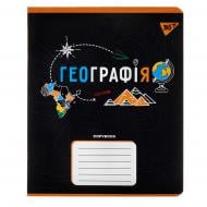 Тетрадь предметная 48 листов клетка География (Black) YES