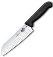 Ніж кухонний Fibrox Santoku 17 см чорний 5.2523.17 Victorinox