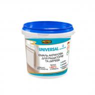 Эмаль акриловая PROTEX Universal для радиаторов и дерева полумат пепельный 0,75 л