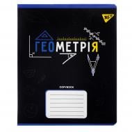 Тетрадь предметная 48 листов клетка Геометрия (Black) YES