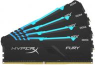 Оперативная память Kingston DDR4 SDRAM 64 GB (4x16GB) 3000 MHz (HX430C16FB4AK4/64) HyperX Fury RGB