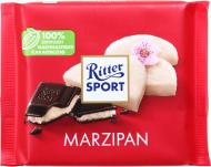 Шоколад Ritter Sport темный (черный) с начинкой марципан (22292101) 100 г