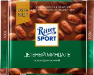 Шоколад Ritter Sport молочний з цільними мигдалевим горіхом NUT SELECTION (22292105) 150 г
